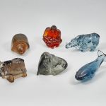 974 1302 GLASS SCULPTURES